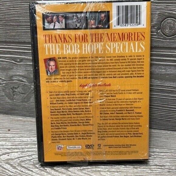 The Bob Hope Specials Thanks for the Memories 6 DVD Set Unopened - Picture 2 of 5